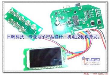 Electric water heater control panel