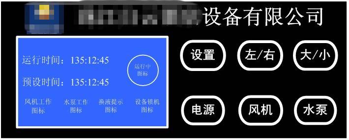 控制板顯示界面
